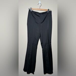 Women’s Philippe Adec size 4 black high waisted wide leg trousers